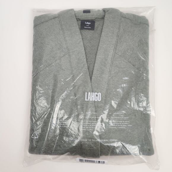 Lahgo Lunya Restore Double Faced Cardigan in Humble Green Size Large Men NWOT - Picture 10 of 10